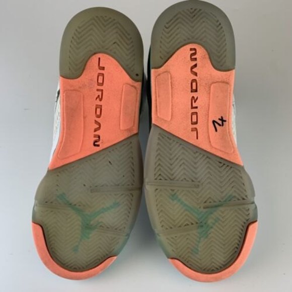 Air Jordan 5 Retro Light Aqua 2018 440892-100 Size 3.5 Women’s Size 5 - Picture 8 of 12